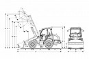 Компактный телескопический колесный погрузчик Kramer 5065T фото 3